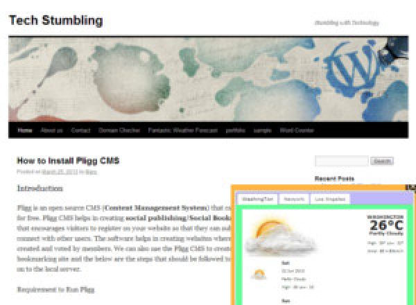 Fantastic Jquery Tab Weather Forecast Slider
