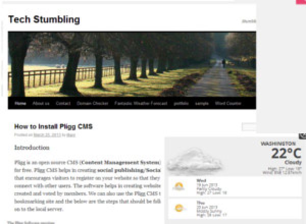 Fantastic Weather Forecast Slider
